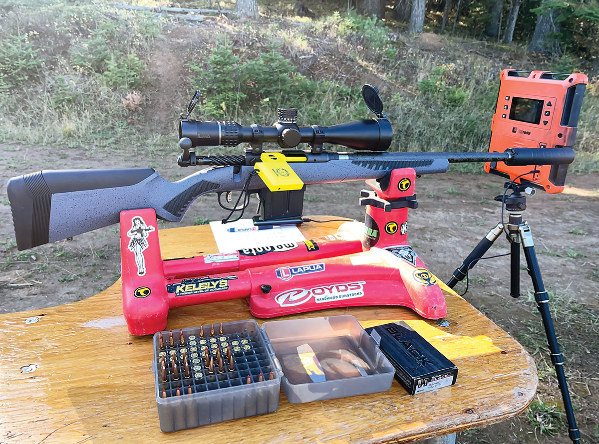 All shooting was conducted over a sturdy bench atop an MTM Case-Gard rifle rest.